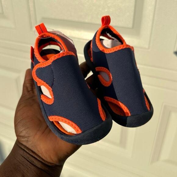 OSHKOSH B'GOSH Unisex-Child Swimmie SandalsToddler Size 6 Blue - Picture 8 of 12